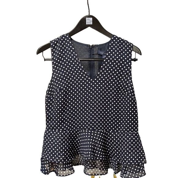 🌟70% OFF🌟Tommy Hilfiger Polka Dot Sleeveless Top - Picture 1 of 3